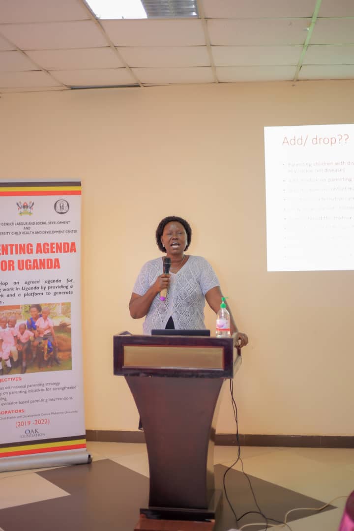 Ms. Julian Naumo Akoryo, a Commissioner in MGLSD speaking at the event
