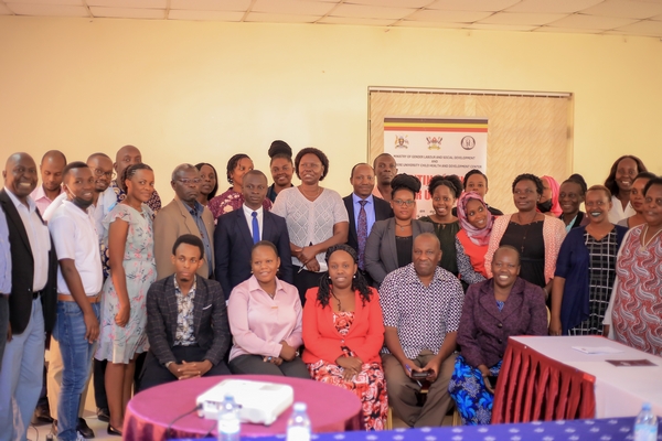 Parenting Agenda Consortium members take a picture at the launch of the National Parenting Guidelines Draft Manual